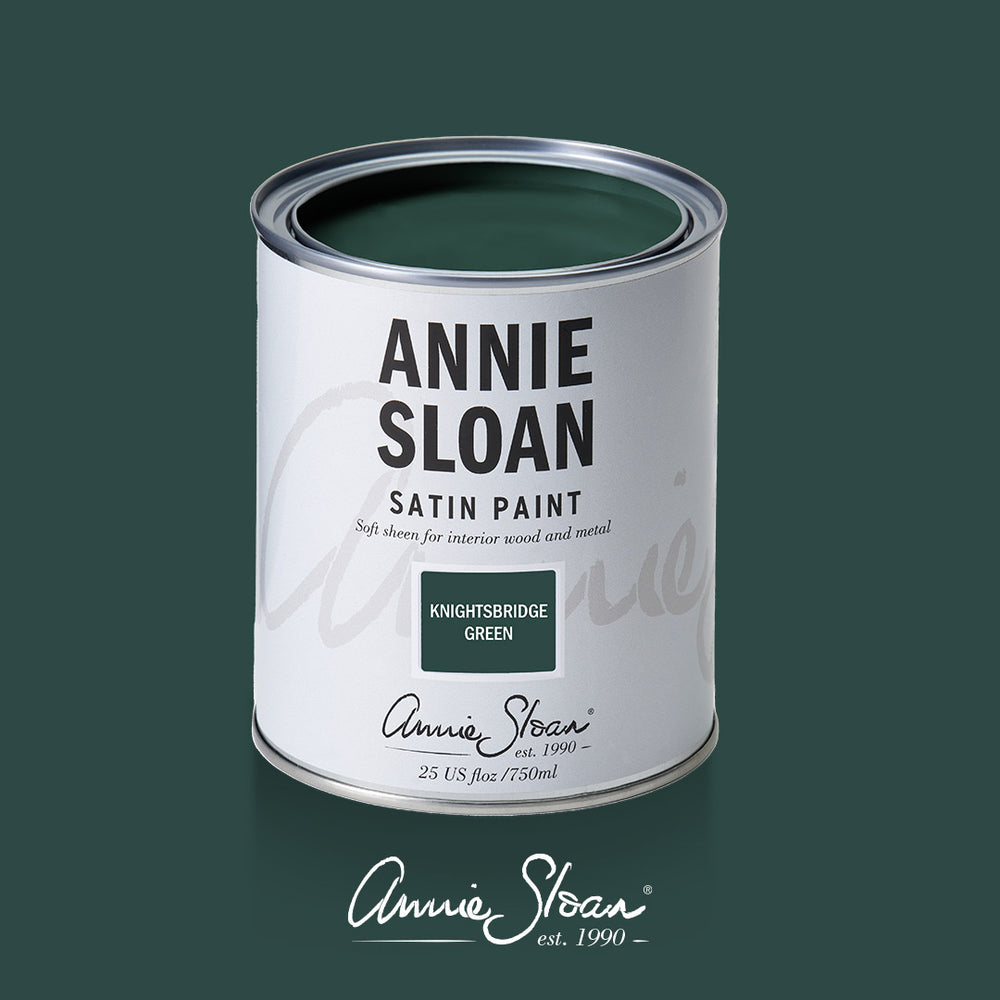 Knightsbridge Green Annie Sloan Satin Paint